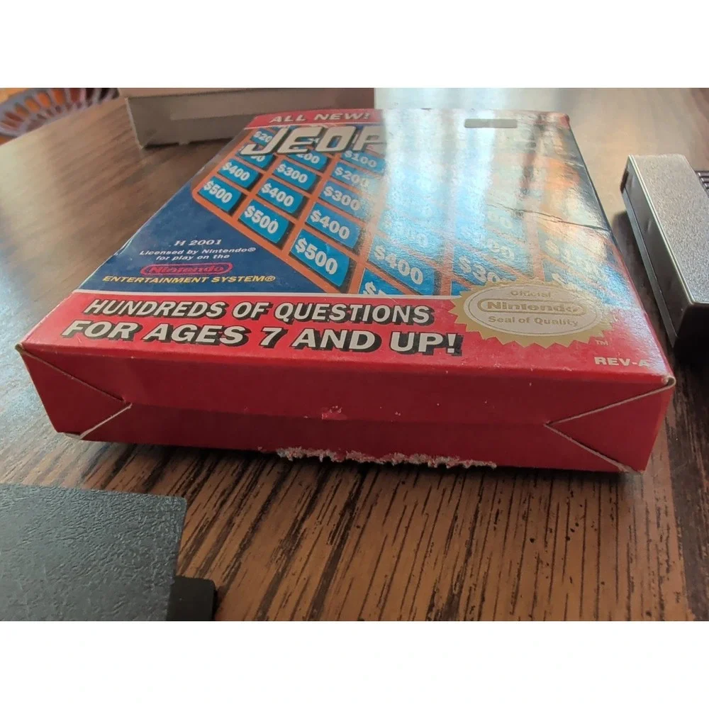 Jeopardy --  Jr Jr. Junior Edition (Nintendo NES) COMPLETE w/ Box manual game